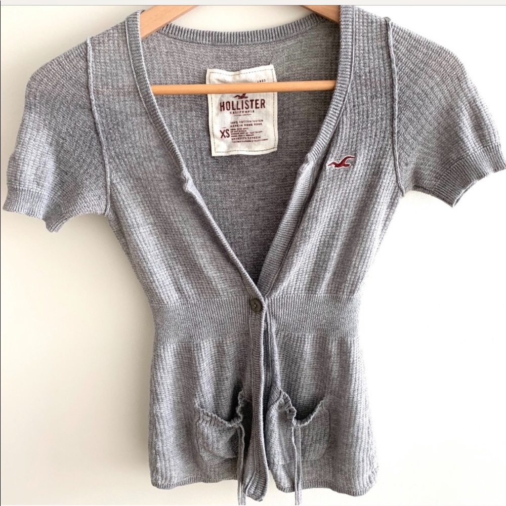 Hollister short sleeve cardigan